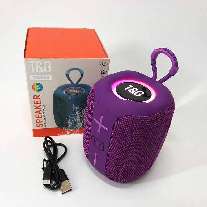 Громкая качественная блютуз колонка TG658, Колонка с функцией зарядки, Громкая колонка ZW-455 для улицы Киев - изображение 10