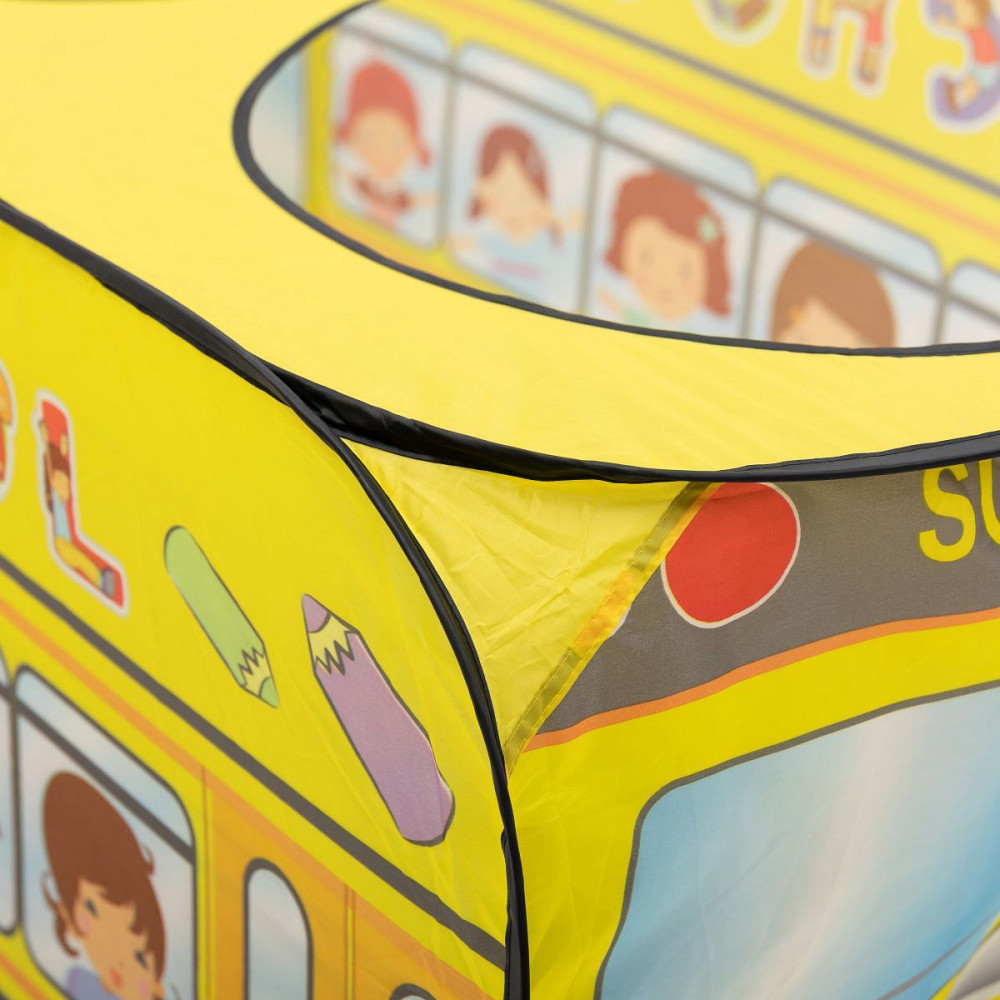 Lugi Дитячий ігровий намет «Шкільний автобус» 110×70×66 см намет для дітей Жовтий HP-S-5NDY Коломия - фото 3