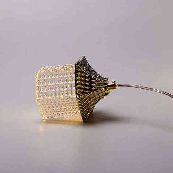 Garlando Гірлянда штора з фігурками Ліхтар 3 метри 6 ламп тепле жовте світло 6L3MLIG Коломия