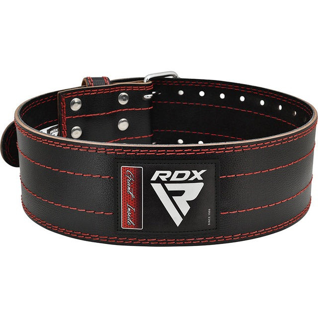 Пояс для пауерліфтингу RDX RD1 шкіряний Red L Каменское - изображение 1