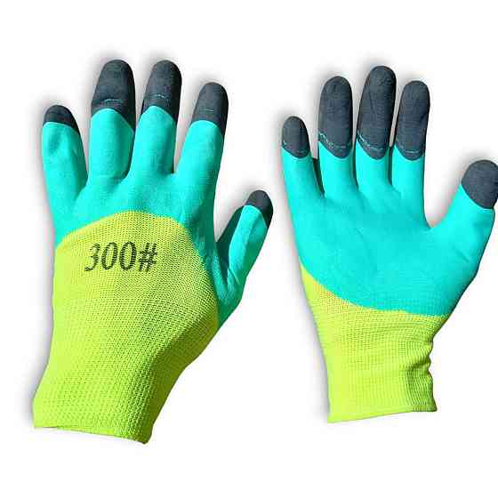 Рукавички робочі чорний палець піна No300 Харків