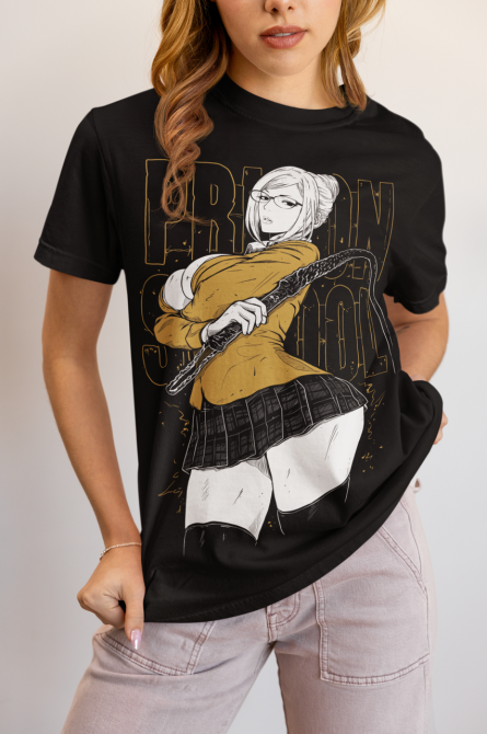 Футболка аниме Схираки Меико Аниме Аппарел оверсайз (S/M/L) Черний AnimeJ0710 Днепр - изображение 3