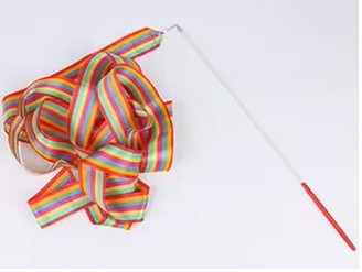 Гімнастична стрічка смужка 2 м Київ - фото 1