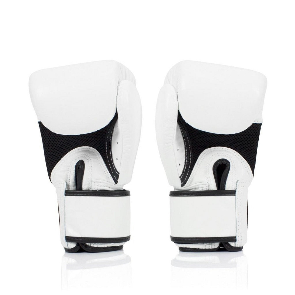 Боксерські рукавиці Fairtex BGV1 White 12 унцій (бинти в комплекті) Кам'янське - фото 4