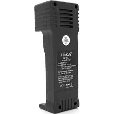Зарядний пристрій для акумуляторів Liitokala 1 Slot, LED disp, USB, Li-ion/3.7V/3.8V, Li-Fe/3.2V, Ni-MH/1.2V (Lii-100C) Вінниця