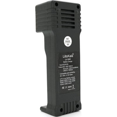 Зарядний пристрій для акумуляторів Liitokala 1 Slot, LED disp, USB, Li-ion/3.7V/3.8V, Li-Fe/3.2V, Ni-MH/1.2V (Lii-100C) Вінниця - фото 2