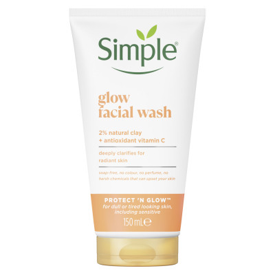 Гель для умывания Simple Protect N Glow 1 Glow Facial Wash 150 мл (8717163866924) Винница - изображение 1
