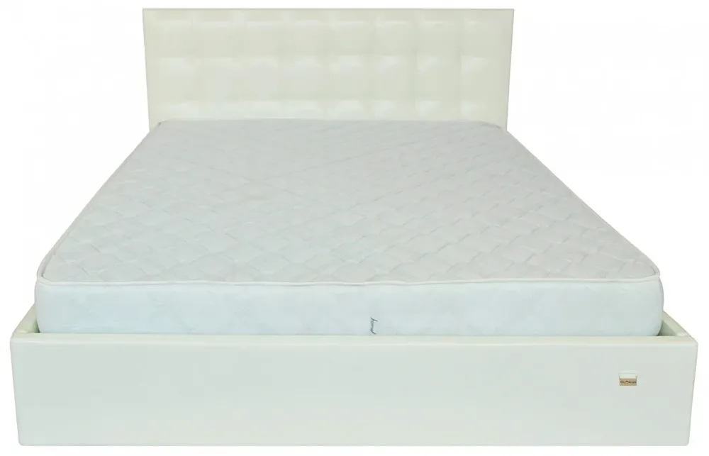 Ліжко Chester Comfort 140 х 200 см Лаки White З підйомним механізмом та нішою для білизни Білий Дніпро - фото 2