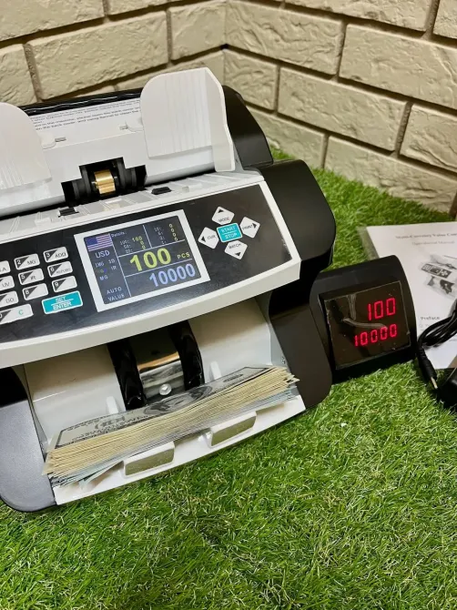 Счетчик банкнот Машинка для счета денег WX-7254 Коломия - фото 1