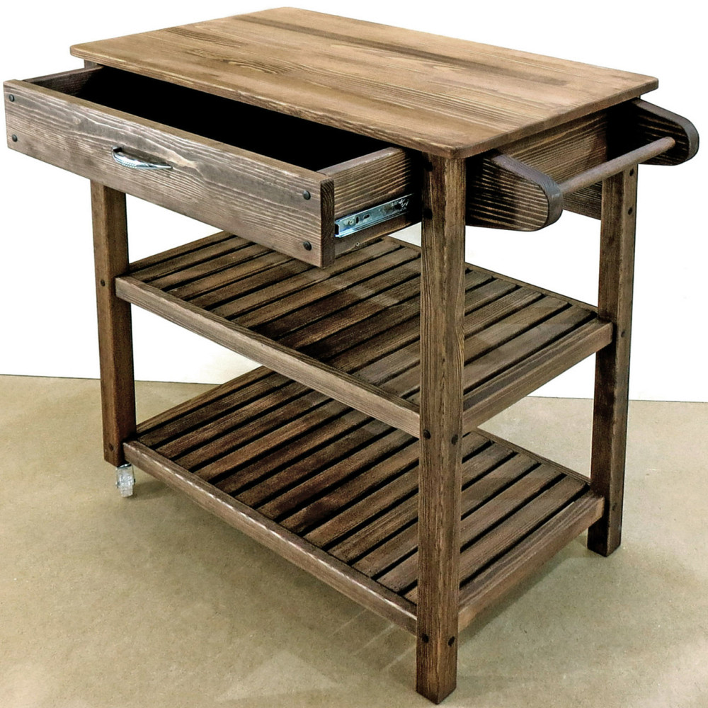 Стіл-візок "Валдоста" сепія Миколаїв - фото 1