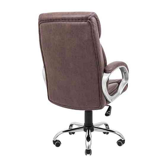 Офисное Кресло Руководителя Cagliari U М2 AnyFix Хром Ameli Коричневый Киев
