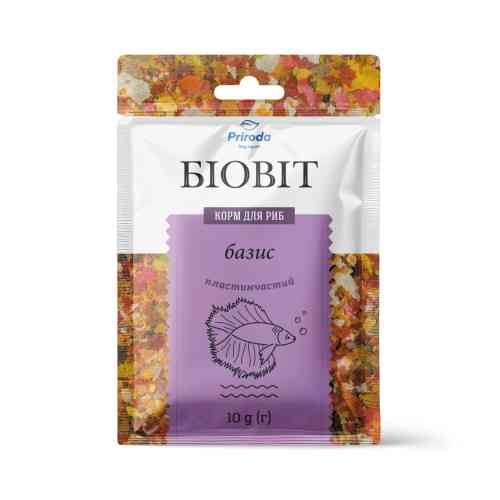 Корм Природа Биовит Базис для аквариумных рыб пластинчатый 10 г Киев