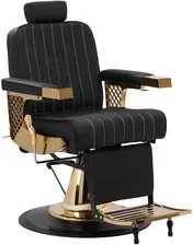 Барберське Крісло Gabbiano Fotel Barberski Marcus Złoto Czarny Киев - изображение 1