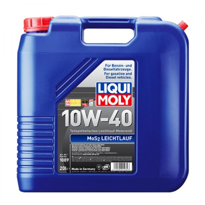 Моторна олива Liqui Moly MoS2 Leichtlauf SAE 10W-40 20л. (1089) Вінниця - фото 1