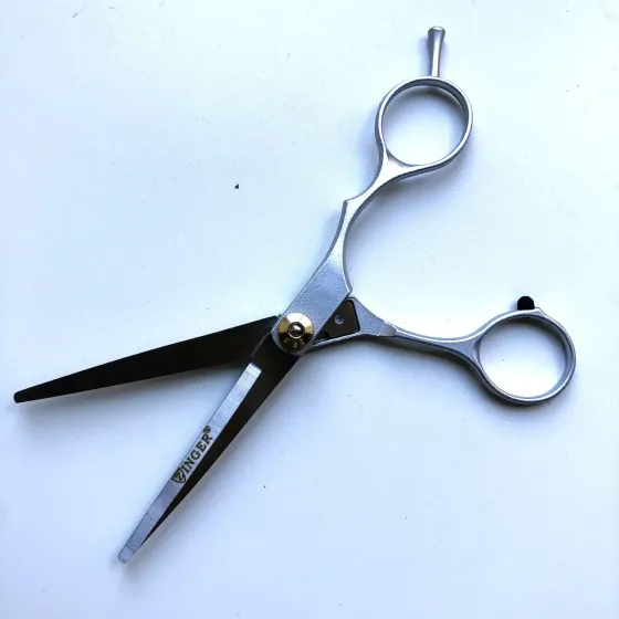 Перукарські ножиці Zinger суцільнометалеві, розмір від болта – 6 см Київ