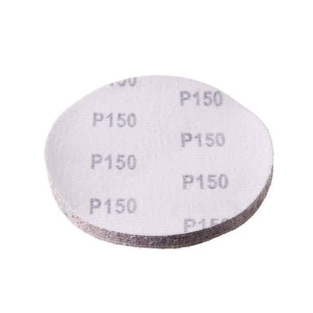 Круг наждаковий на липучці 125 мм, папір клас E, щільність 220 г/м², К150, 10 од. INTERTOOL BT-0563 Київ - фото 3