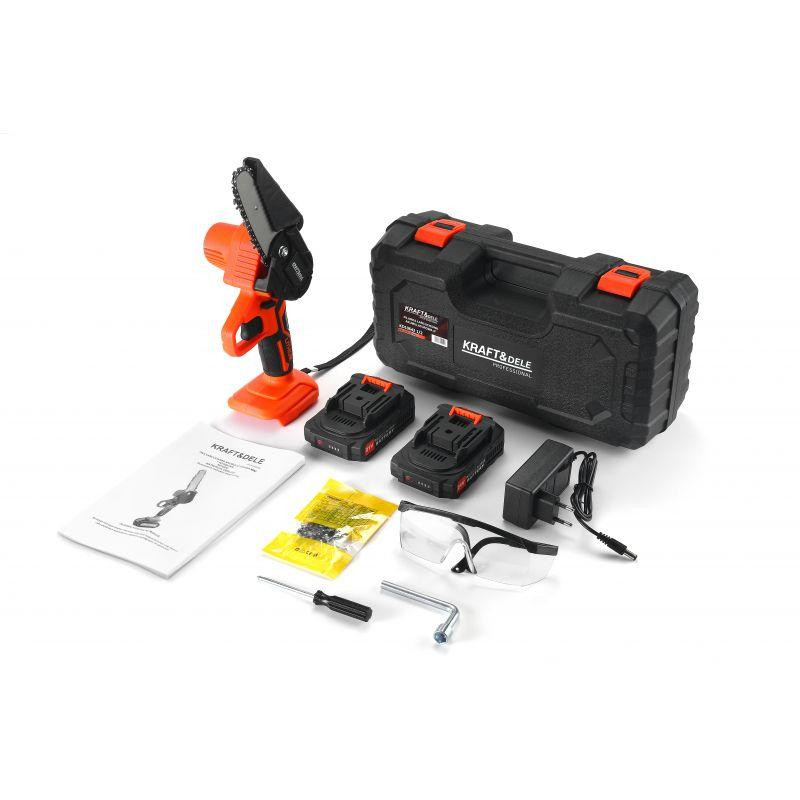 Аккумуляторная цепная пила высоторез Kraft & Dele KD10642_2K Киев - изображение 4