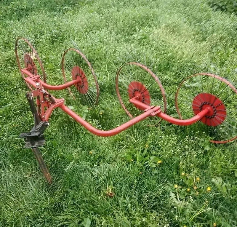 Граблі ворушилки Сонечко механічні 4-колісні граблі до мотоблока, спиці 4мм Харьков - изображение 8