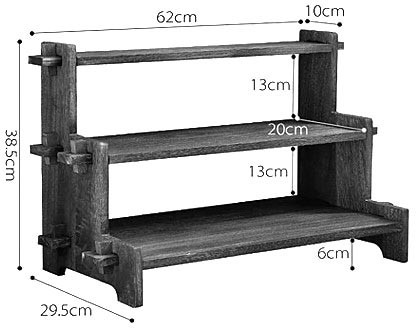 Настільна полиця для ванної "Декоратор" мокко Миколаїв - фото 2