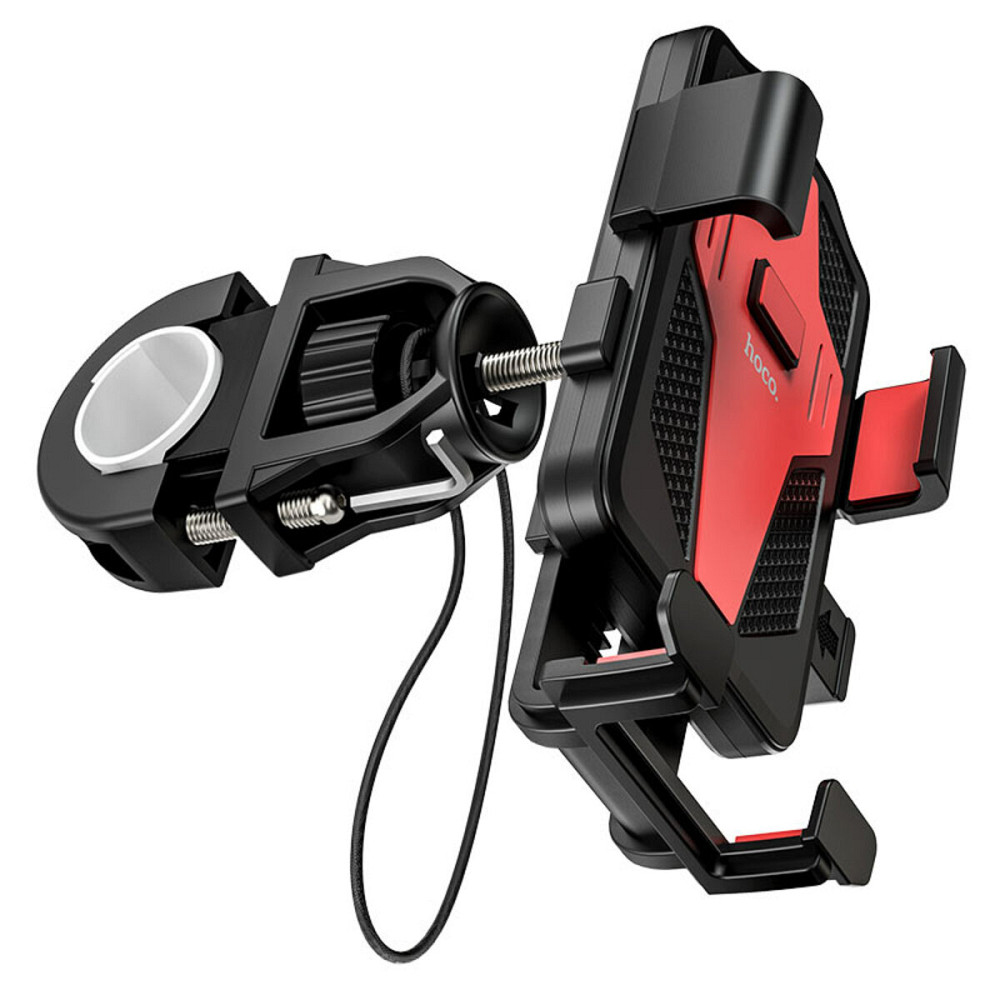 Тримач для мобільного HOCO CA73 Flying one-touch bicycle and motorcycle universal holder Black＆Red Київ - фото 4
