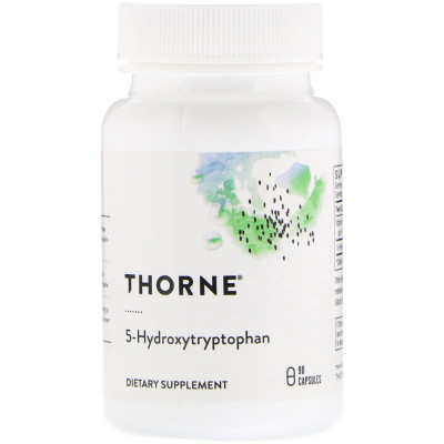 Амінокислота Thorne Research 5-HTP (5-гідроксітріптофана, 5-Hydroxytryptophan) 100 мг, 90 (THR-50302) Вінниця - фото 1