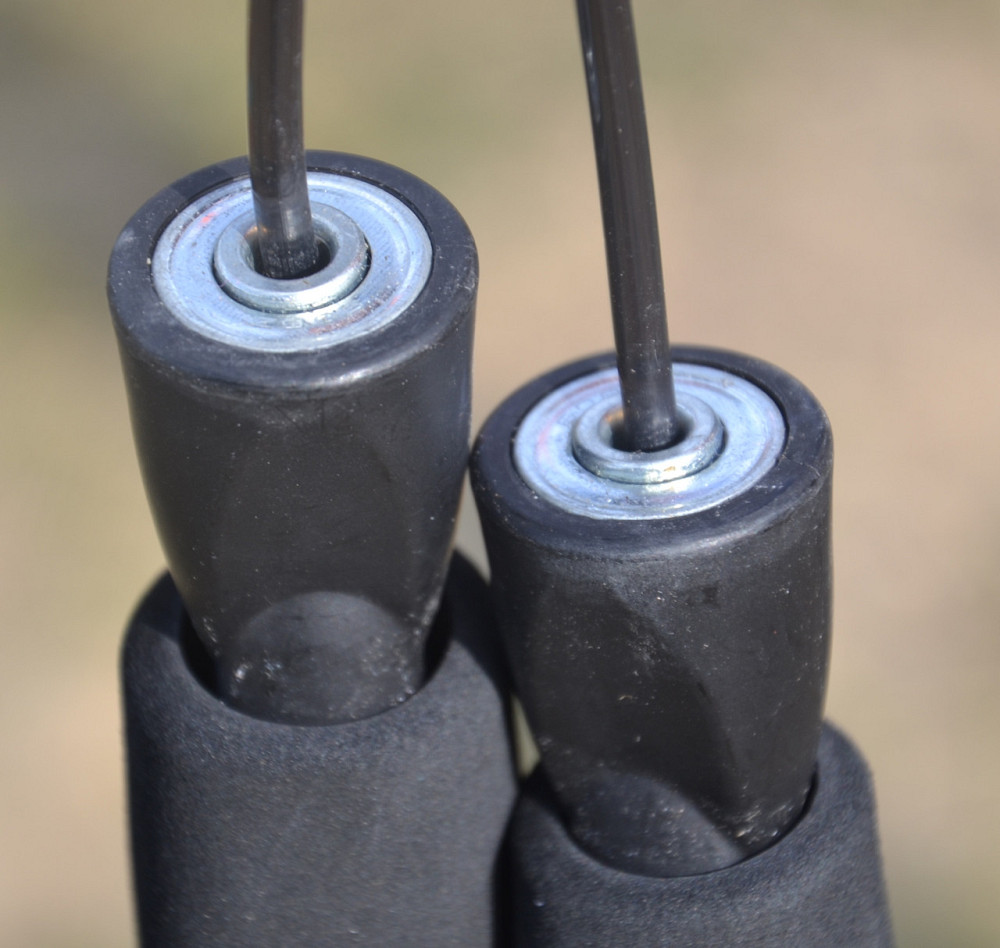 Скакалка швидкісна PowerPlay 4211 X ROPE з обтяжувачами (120г*2) Чорна (3м.) Луцьк - фото 5