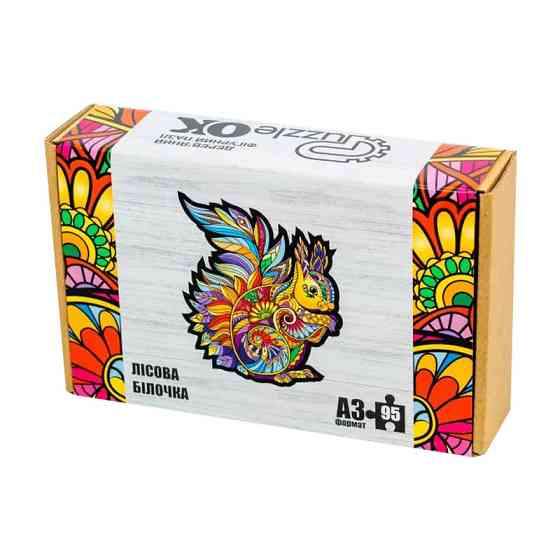 Фигурный деревянный пазл 