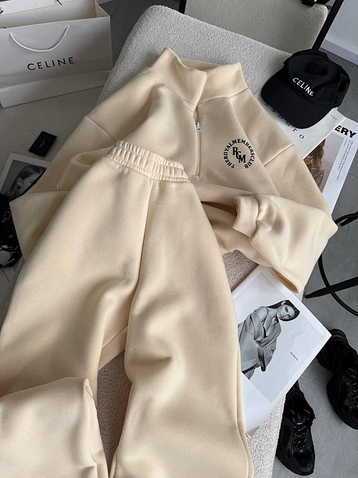 Женский утепленный костюм двойка: кофта и штаны трехнитка на флисе 46/48 Одесса - изображение 6