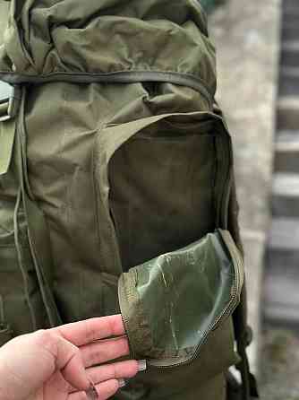 Тактичний військовий рюкзак олива 120 л, матеріал Оксфорд, каркасний, водонепроникний, міцний Львів