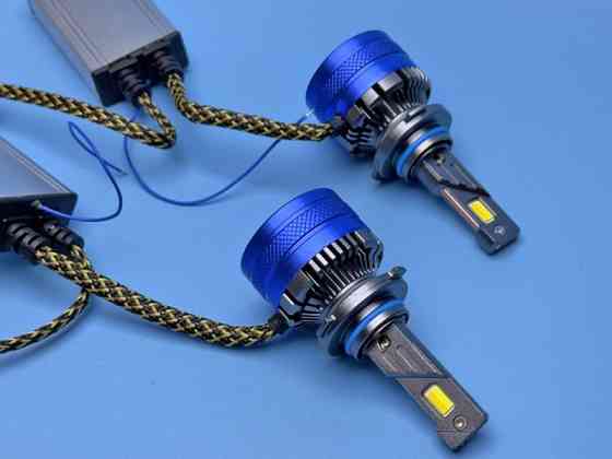 LED лампы HB3 (9005) K68 (120W) с пультом — 3 цвета (3000K/4300K/6000K) + Стробоскоп Харьков