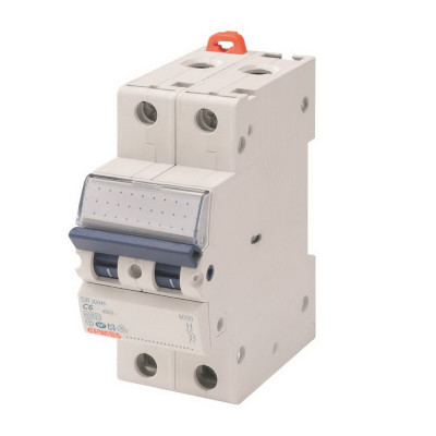 Автоматичний вимикач GEWISS 2-п. 6A 6kA С (GW92045) Вінниця - фото 1