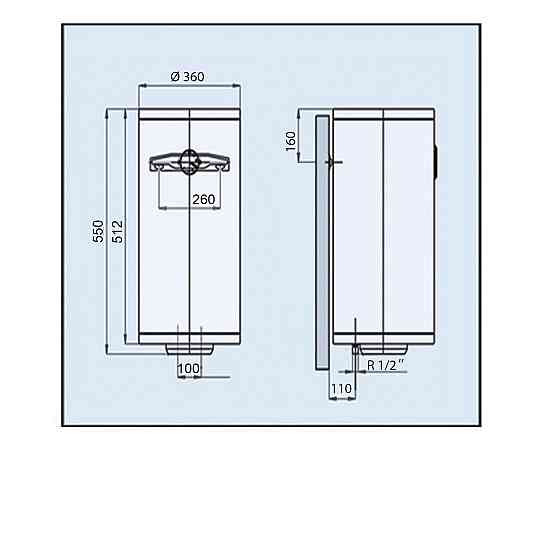 Водонагреватель LEOV LV Slim 30 l (19729) (000019729) Киев