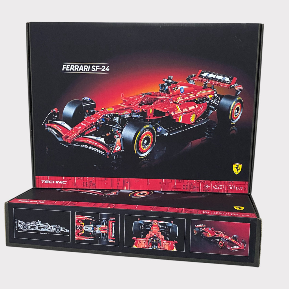 Автомобіль формула 1 Конструктор Ferrari SF-24, 1361 деталей у стилі Technic lego лего Київ - фото 9
