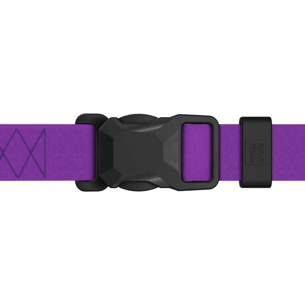 Шлея для собак водостійка анатомічна Н-подібна WAUDOG Magnet з QR-паспортом, магнітна пряжка-фастекс, L, Ш 25 мм, А 50-85 см, В 61-100 см, фіолетовий Київ - фото 3