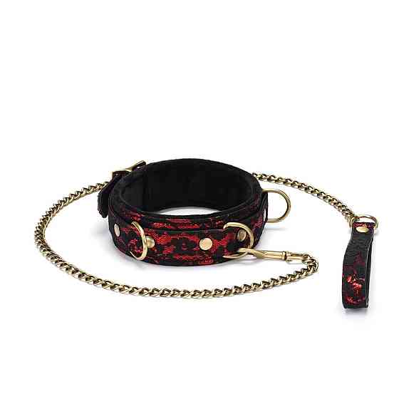 Нашийник з повідцем Liebe Seele Victorian Garden Collar with Leash Sex Aura Київ