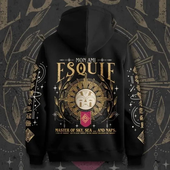 Худи мужское с принтом Clair Obscur Expedition 33 Esquie Размер 46 Anime1251 Днепр