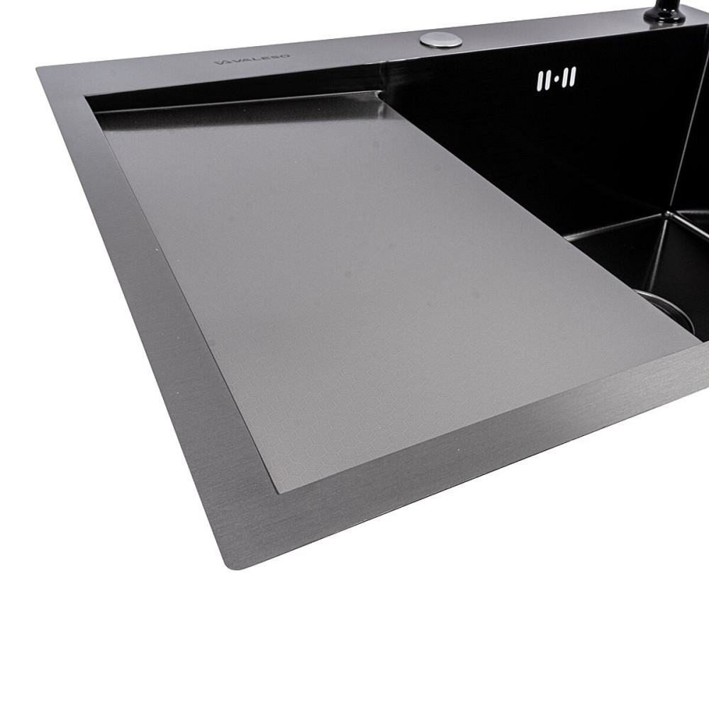 CM 65*50 R DÉCOR Мийка PVD чорна Valeso Handmade (3.0/0.8) Коломыя - изображение 4