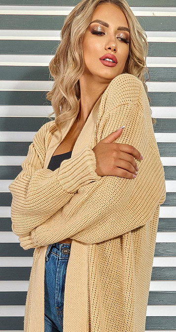 Кардиган  крупной вязки большой размер (50-54) Киев - изображение 3