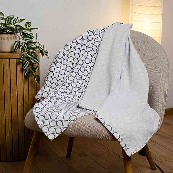 Махровое банное полотенце с принтом GM Textile 70х150см 300г/м2 (Серый) Сумы