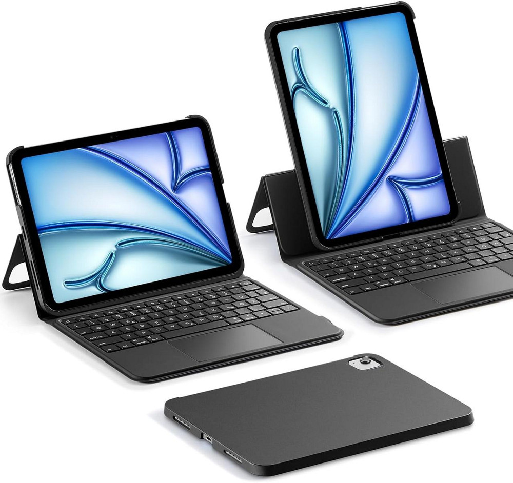 Клавіатурний чохол ESR Ascend Keyboard Case чорний для iPad Pro/Air 11'' сумісний, магнітна знімна клавіатура, підставка Київ - фото 1