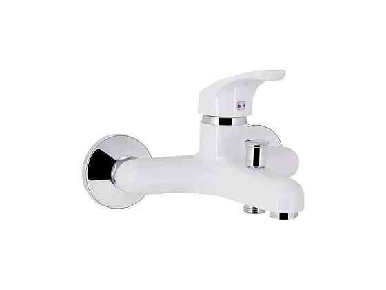 Смеситель Настенный белый для ванны 36W 006 (k35) BRIN36W006 ТМ Brinex Киев