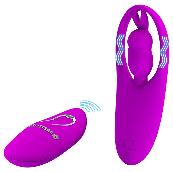 Вибро-стимулятор зайчик с пультом ДУ Pretty Love - Wild Rabbit, BW-022071ZW Sex Aura Киев - изображение 2