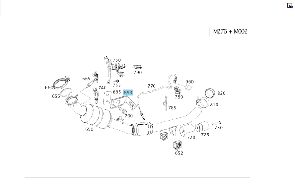 Mercedes-Benz  A1664911641 Кронштейн каталізатора праворуч GL/GLS X166 ML/GLE W166 GLE Coupe C292 Одеса - фото 2