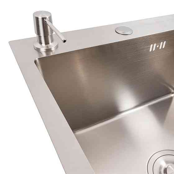 VALESO Кухонна мийка CM 65*50 L нержавійка VALESO Handmade (круглий сифон 3.0/0.8) Киев