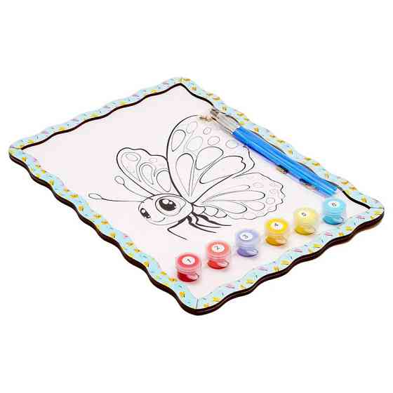 Дитячий набір для розпису по дереву "Метелик" Puz-22960 формат А4 Вінниця