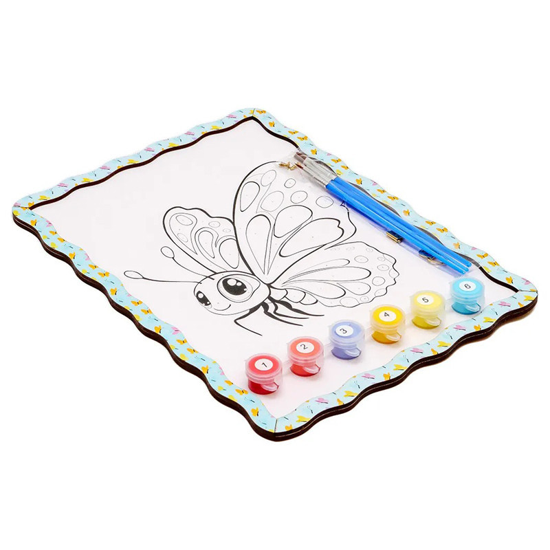 Дитячий набір для розпису по дереву "Метелик" Puz-22960 формат А4 Вінниця - фото 3