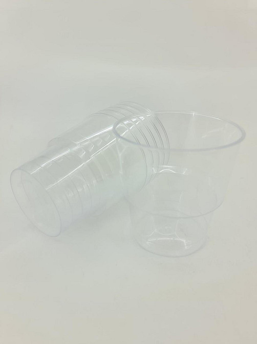 Стакан стеклоподобный (без ніжки) 200 ml прозорий уп/25 штук Харків - фото 3