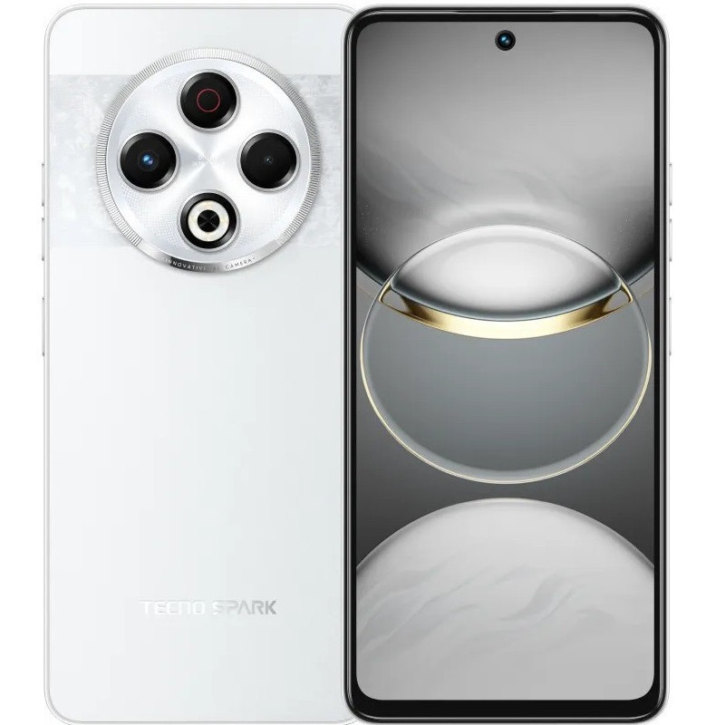 Смартфон Tecno Spark 30 (KL6) 8/128 GB Astral Ice (4894947047909) Чорний Харків - фото 1