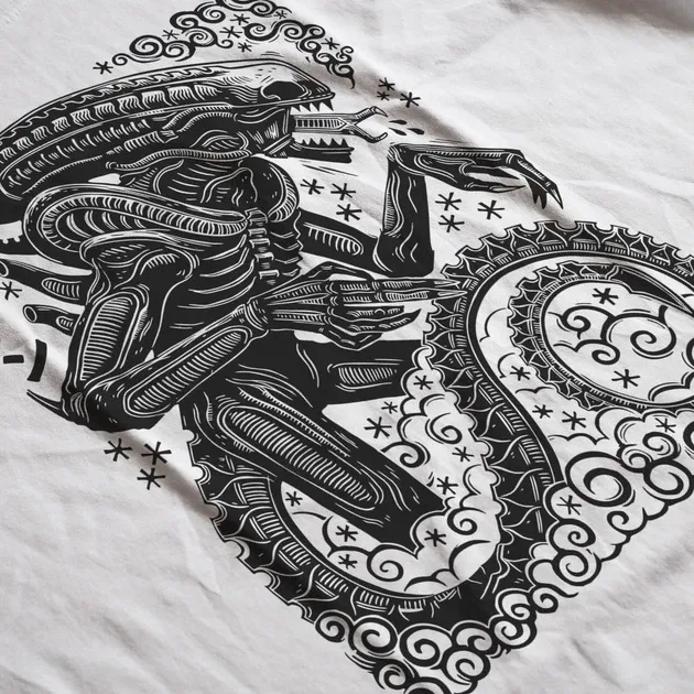 Футболка для подростка мальчика с принтом Alien Размер 160 Anime10737 Днепр - изображение 3