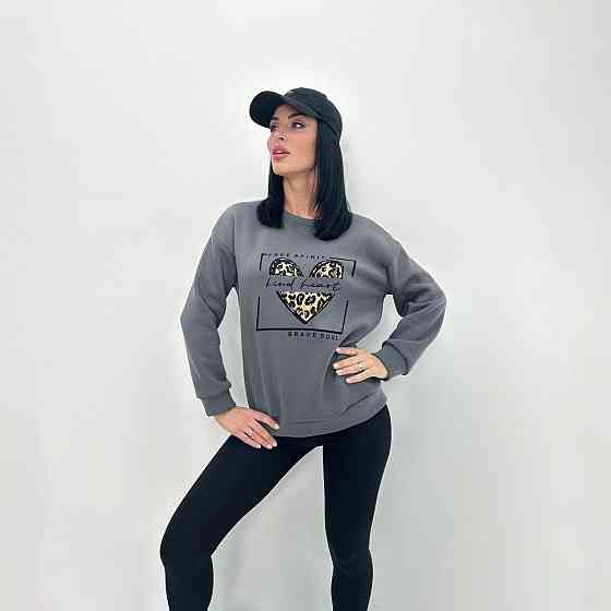 Жіночий батник на флісі "Brave" Турція оптом | Норма і батал Київ